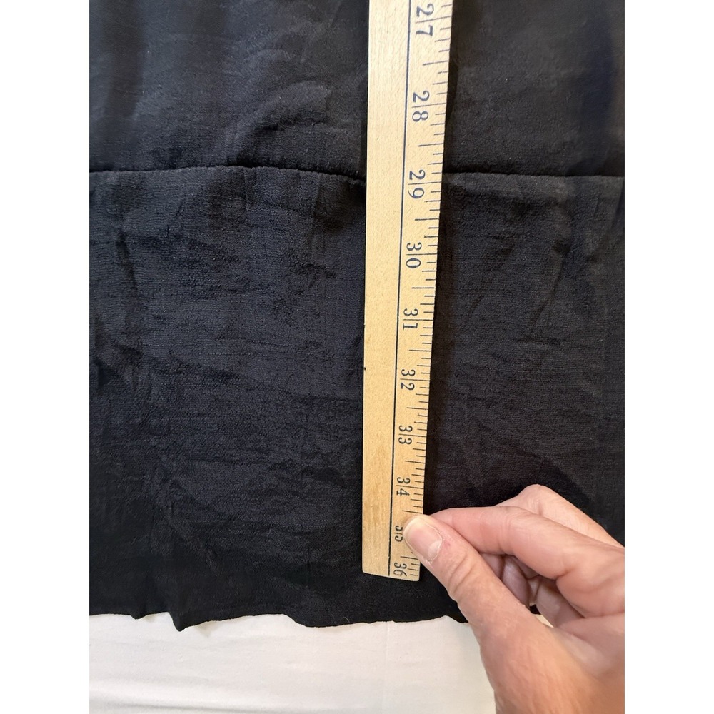 Women's A'Image Black Short Sleeve Dress/Cover Up With Pockets Size Size XXL - Picture 4 of 11